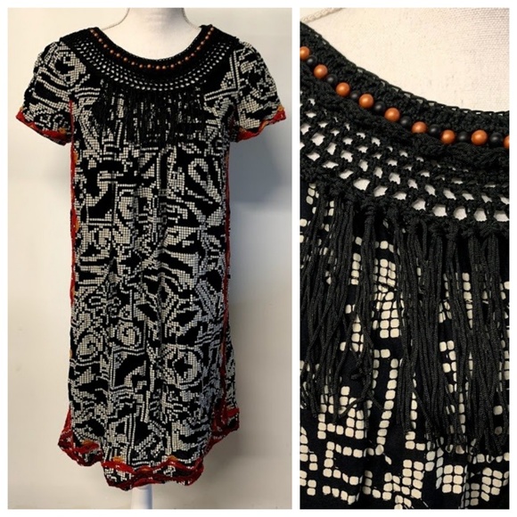 Anthropologie Dresses & Skirts - Floreat Anthro Southwest Embroidered Shift Dress